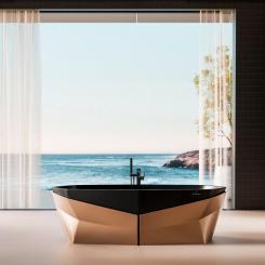 Aureas badkar. Design av Tonino Lamborghini