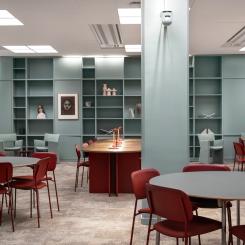 Biblioteket är en plats för arbete i lugn miljö. Här hålls även seminarier och events. Foto: Philip McCann
