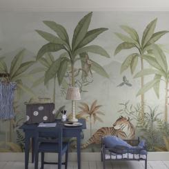 Muraltapeten Wild Jungle Mural. Foto: Boråstapeter