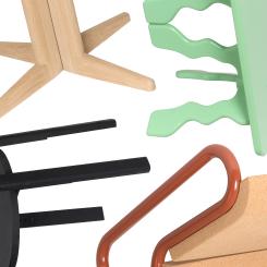 2024 års designsamarbeten av avgångsstudenterna på formprogrammet vid Beckmans Designhögskola med svensk möbelindustri.. Foto: Beckmans Designhögskola