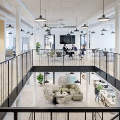 Kontoret i Malmö är gestaltat för att maxa kreativiteten och de sociala interaktionerna. Foto: Felix Gerlach