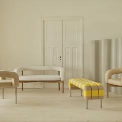 Boa collektionen i design av Ilona Rista på Finska ambasaden i Oslo. Foto: Lepo