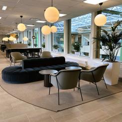 Flera stora inredningsprojekt med fokus på återbruk har förverkligats i Malmö. Foto: Input Interior