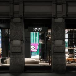 Living Divani förnyar utseendet på Living Divani Gallery i Milano. Foto: Francesco Caredda