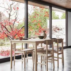 Nyckeln bakom trenden är att använda trä, bambu och linne då materialen skapar en känsla av värme och koppling till naturen. Foto: GROHE