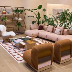 Showroominstallation: “Shaping Soft Spaces” Foto: Moroso