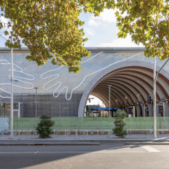 Porslins fasad av Fiandre. Pressbild: Fiandre