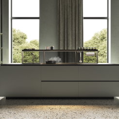 Brooklyn, Falmecs innovativa utsugssystem designat av Francesco Lucchese. Pressbild: Falmec