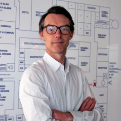 Patrick Lacey, ny professor i visuell kommunikation. Foto: Konstfack