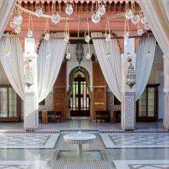 Royal Mansour Marrakech, som beställdes av Mohammed VI och invigdes 2010, genomfördes i samarbete mellan flera internationella arkitektur- och designkontor. Pressbild: Zucchetti